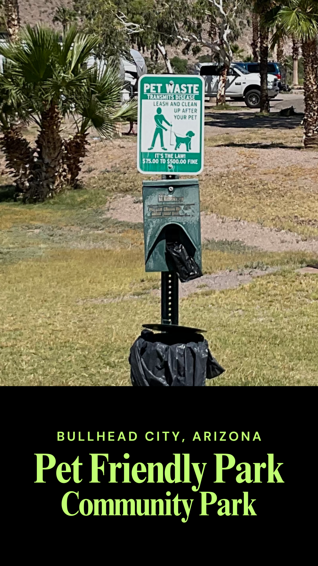 pet friendly parks bullhead city